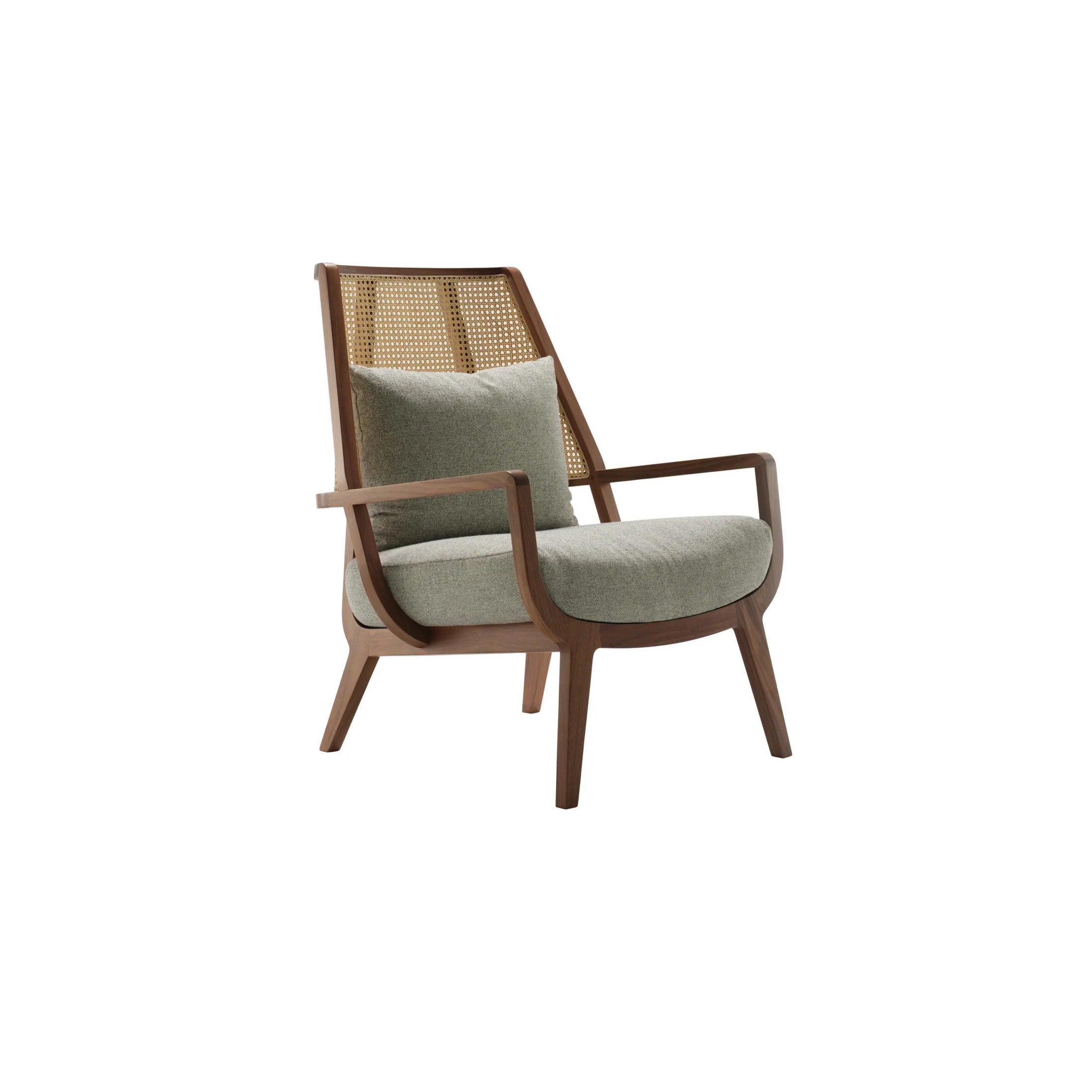 Nayla Cane-Back Lounge Chair