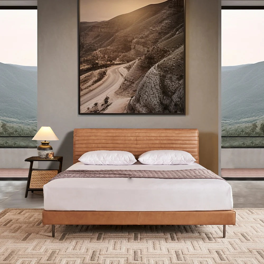 Verona Ridge Leather Bed