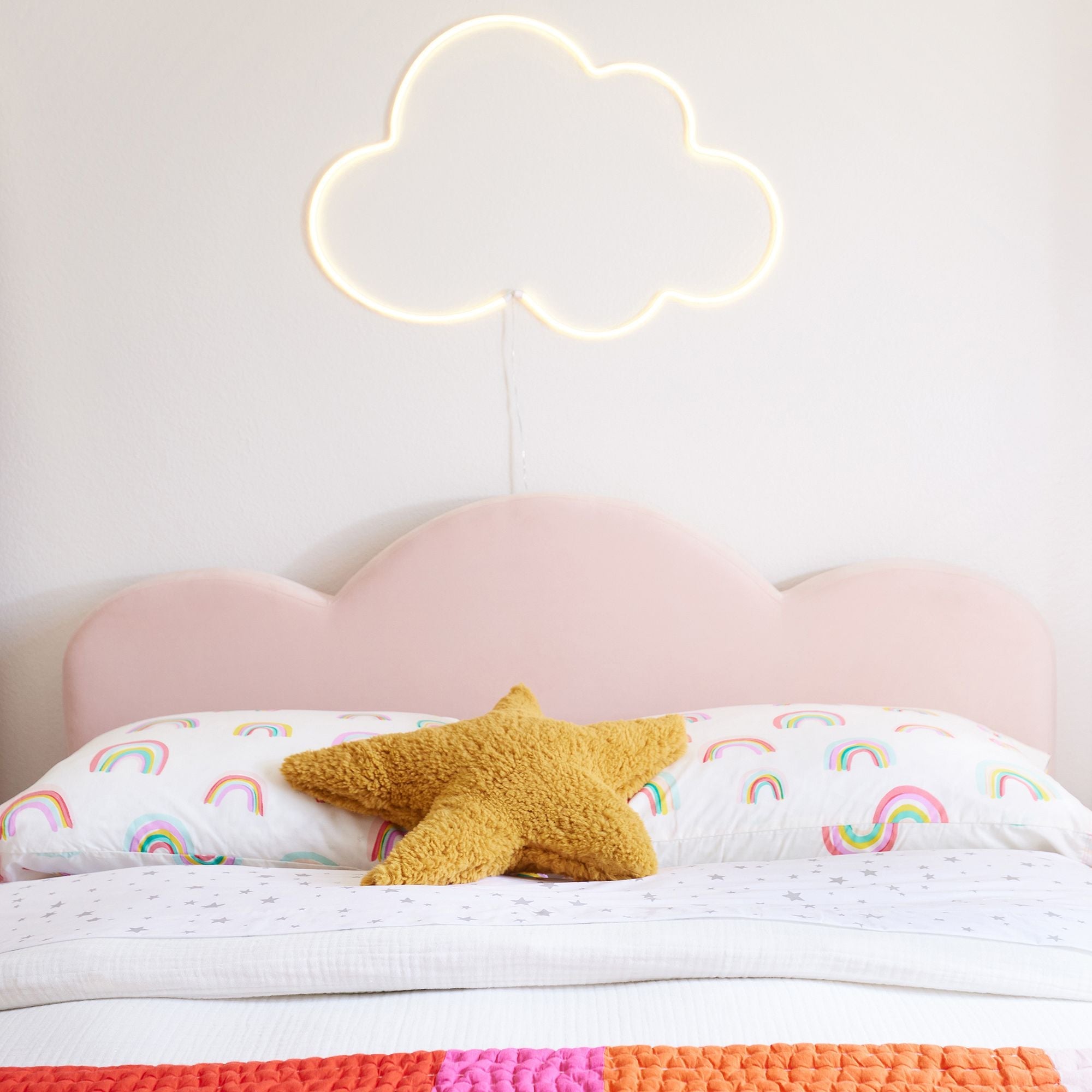 BerryCub Kids Upholstered Single Bed